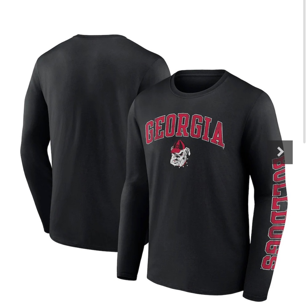Fanatics Georgia Bulldogs Long Sleeve T-Shirt Size L